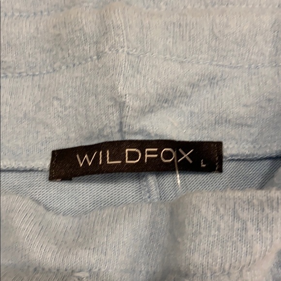 NWOT Wildfox Jogger Sweatpants in light blue - Picture 2 of 2
